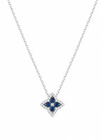 Collier Davite & Delucchi Femme in Or blanc Diamante CLN012059 ZF